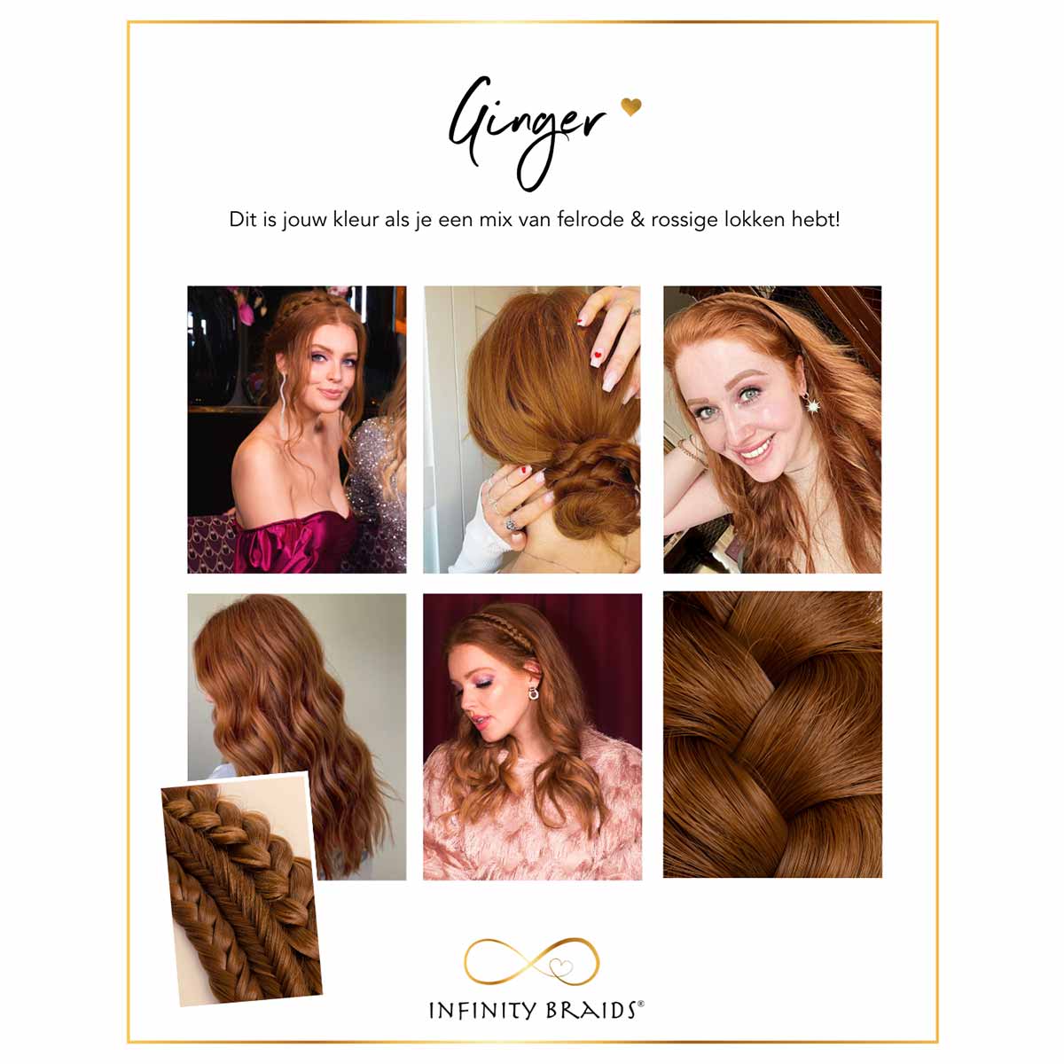 Infinity Braids - Jolie Ginger, foto 5 van 6