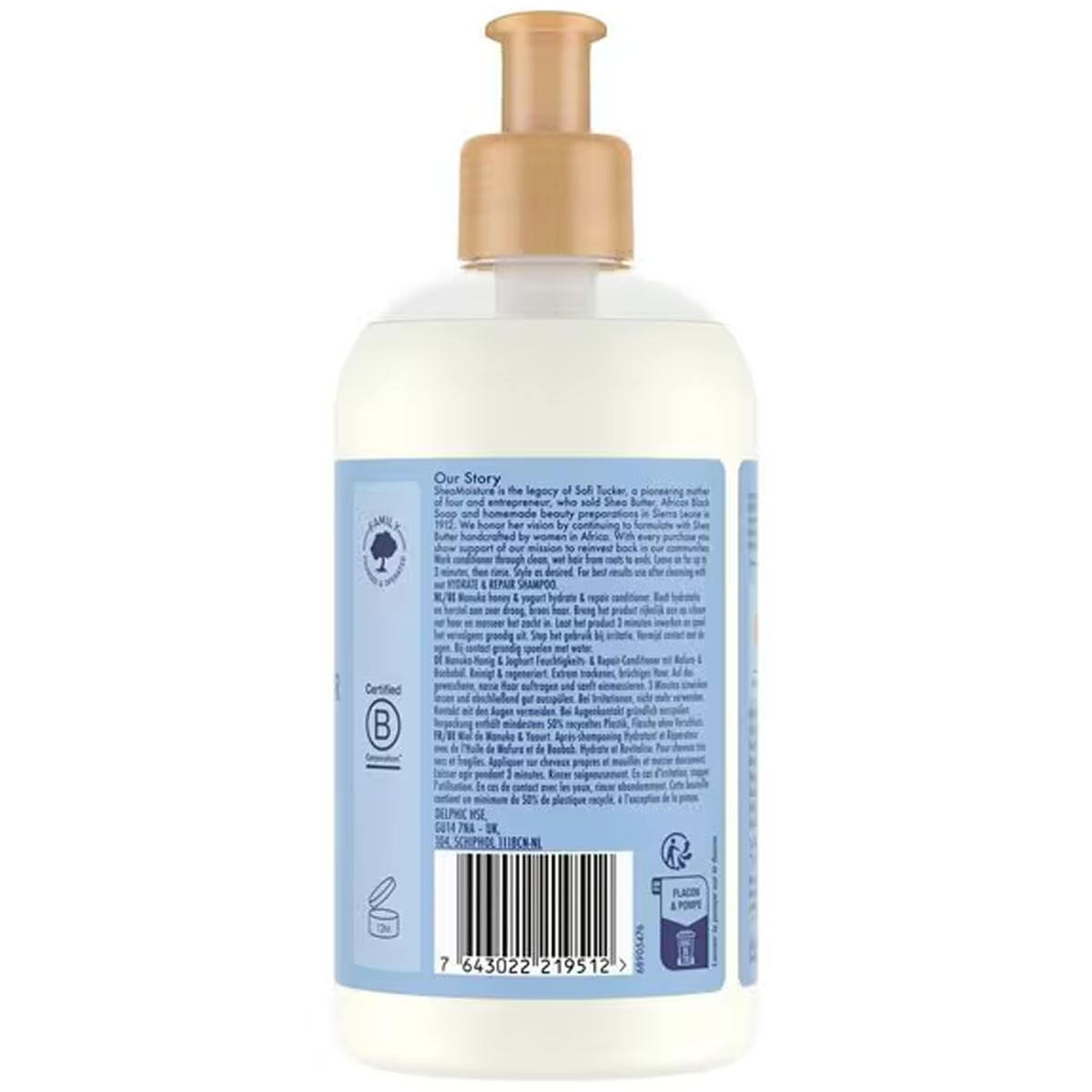 Shea Moisture - Manuka Honey & Yogurt Conditioner - 384 ml, foto 2 van 5