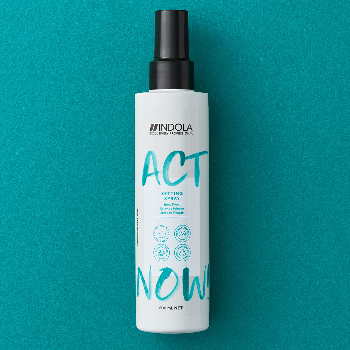 Indola - Act Now! - Setting Spray - 200 ml, foto 2 van 3