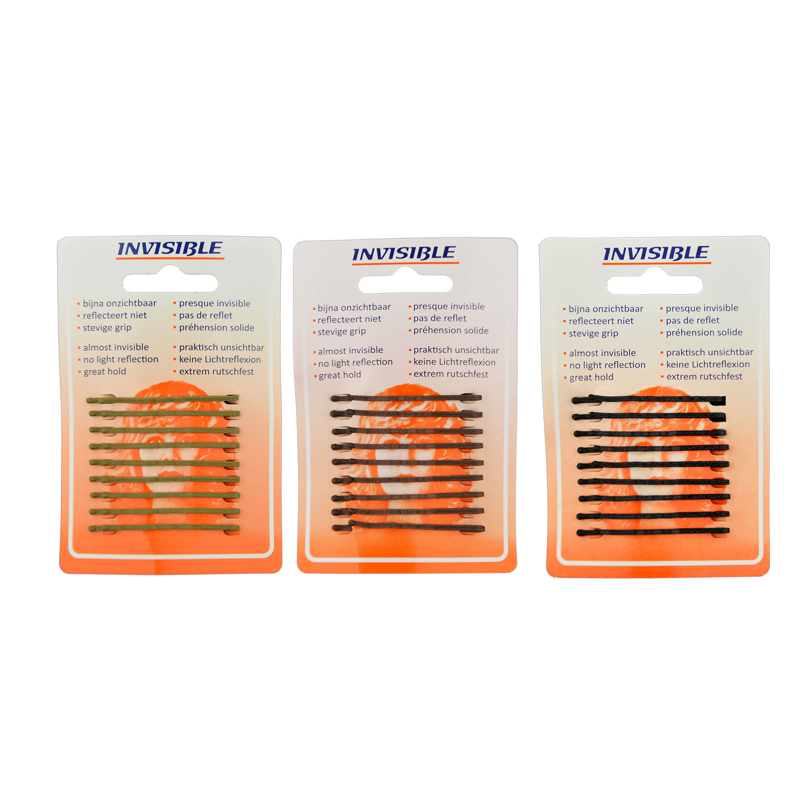 Invisible – Haarschuifjes Kort 50 mm – 9 Stuks