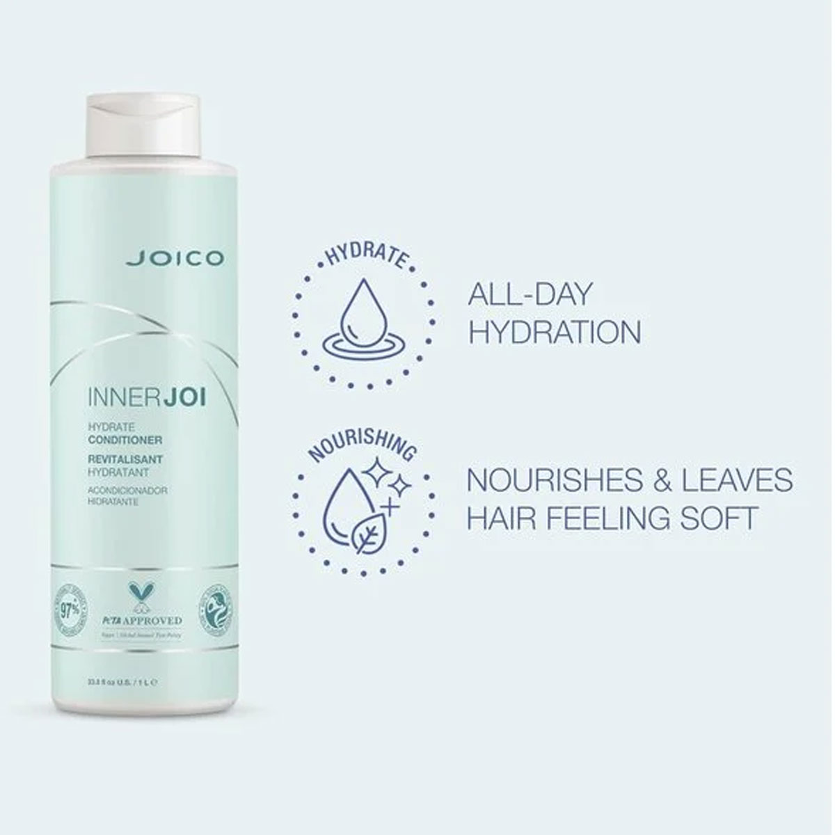 Joico - InnerJoi Hydration Conditioner - 300 ml, foto 4 van 5