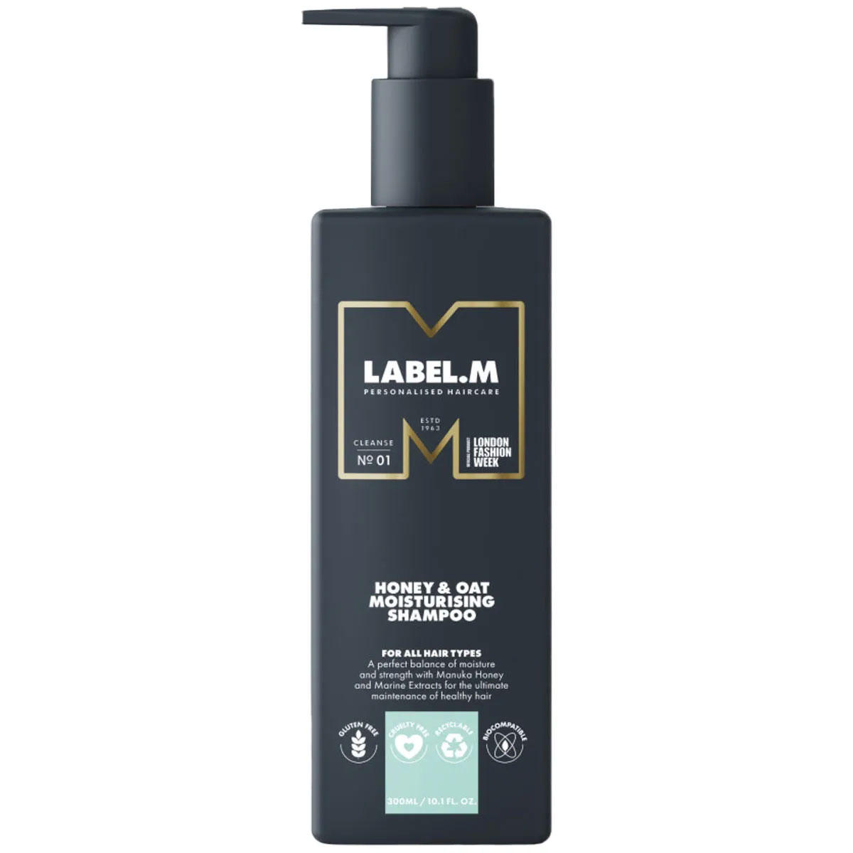 Label.m - Honey & Oat Moisturising Shampoo, foto 2 van 3