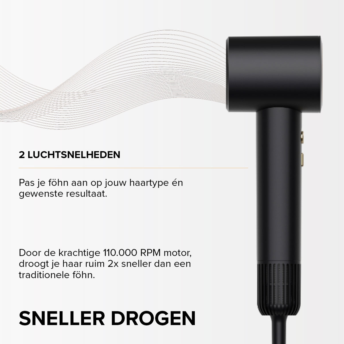 MAE - Breeze II Compacte Ionische Haardroger, foto 2 van 6