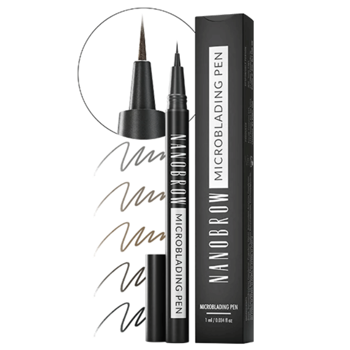 NanoBrow - Microblading Pen - Espresso - 1 ml, foto 4 van 5