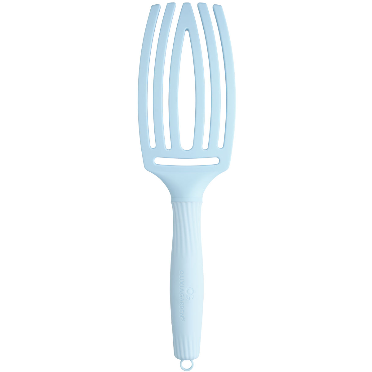 Olivia Garden - FingerBrush Boar&Nylon - Pastel Blue, foto 2 van 5