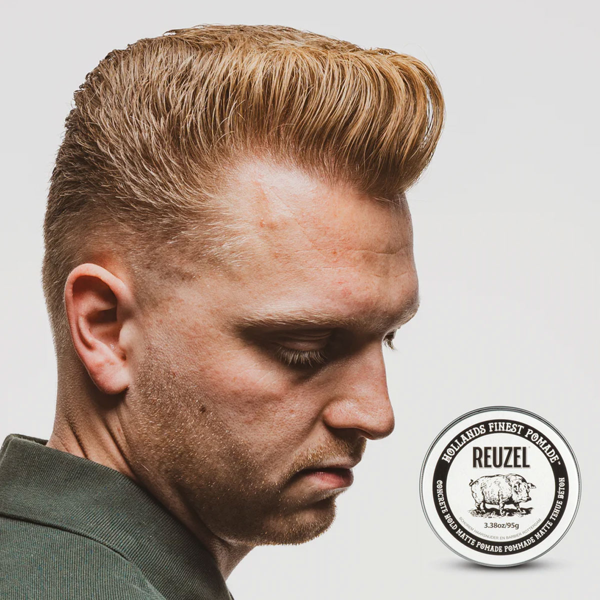 Reuzel - Pomade Concrete Hold Matte - 340 gr, foto 3 van 4