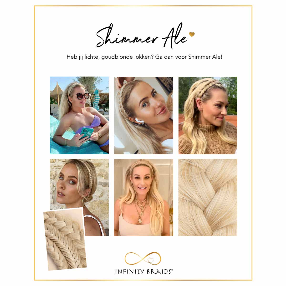 Infinity Braids - Jolie Shimmer Ale, foto 5 van 6
