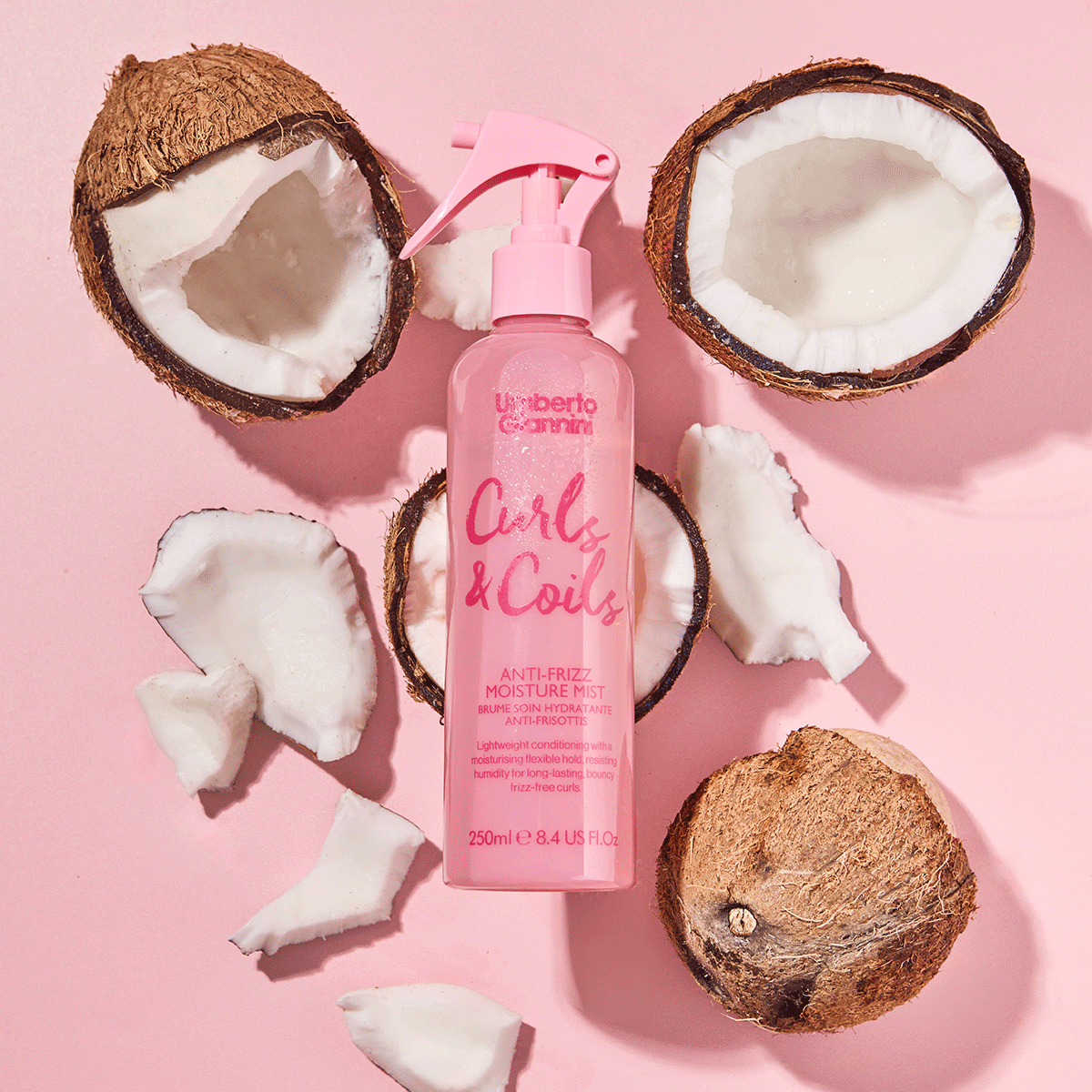 Umberto Giannini - Coily Curls Styling Spray - 250 ml, foto 3 van 3