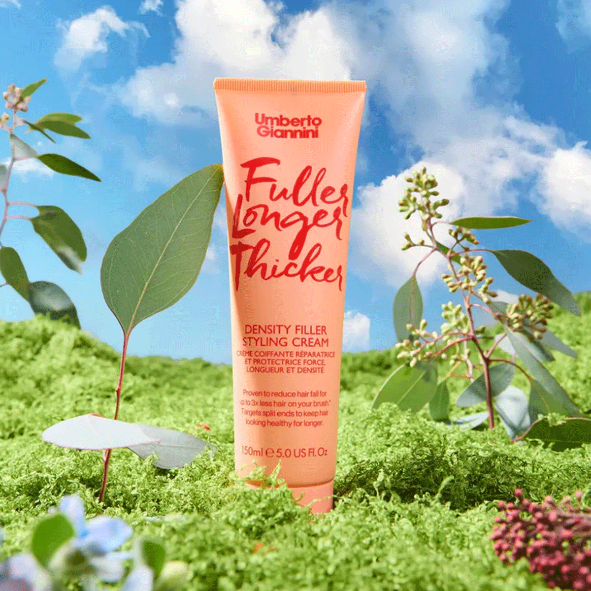 Umberto Giannini - Longer Thicker Heat Protect Cream - 150 ml, foto 5 van 5