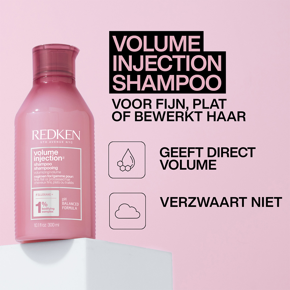 Redken - Volume Injection - Volume Shampoo voor Fijn Haar, foto 4 van 5
